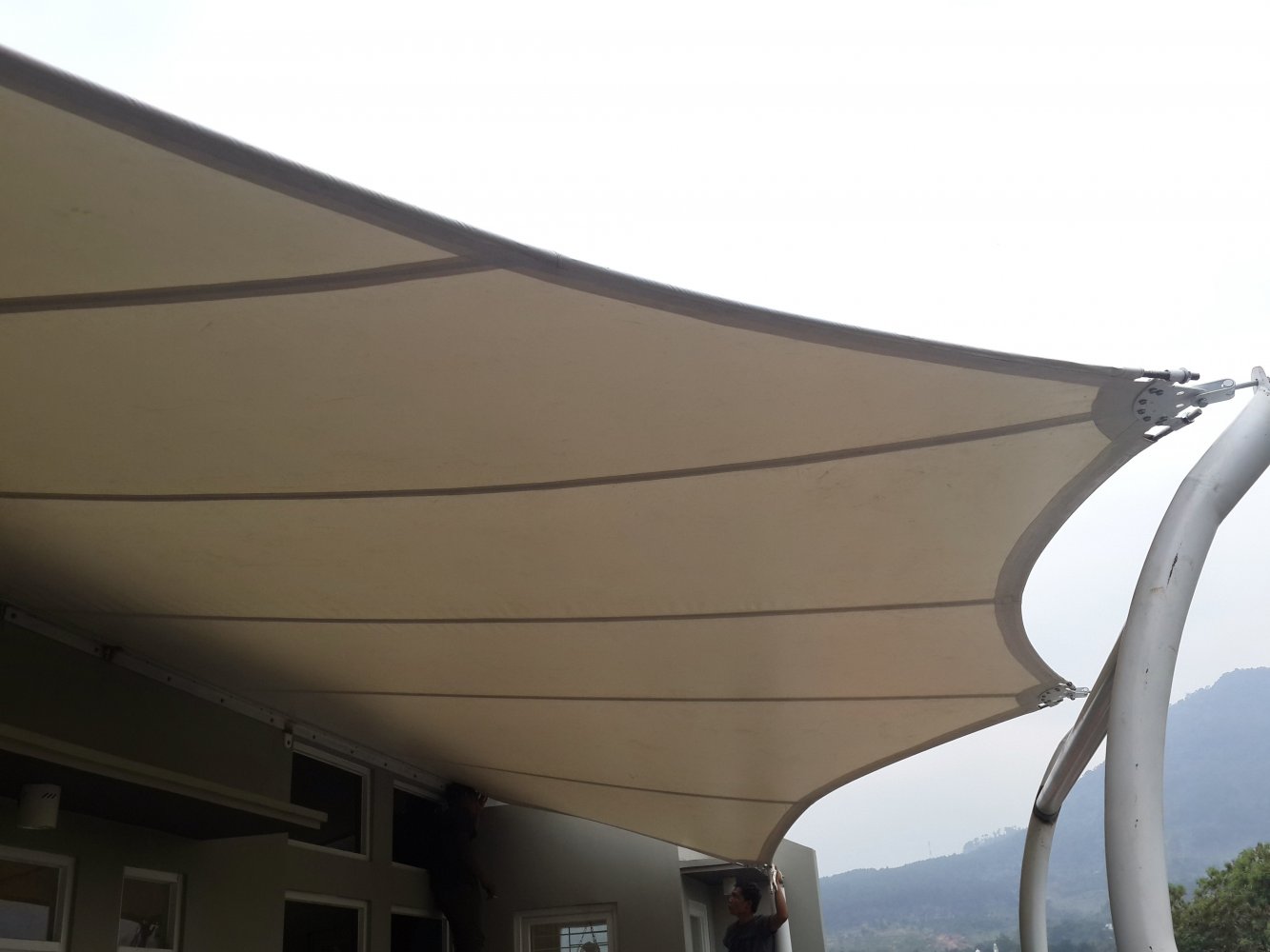 MEMBRANE WINGS JENIS CANOPY RUMAH  Tenda Membrane 