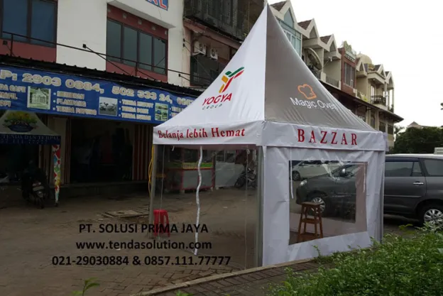 TENDA SARNAFIL TENDA EVENT 3X3 PRINTING BAZAAR JOGYA  image