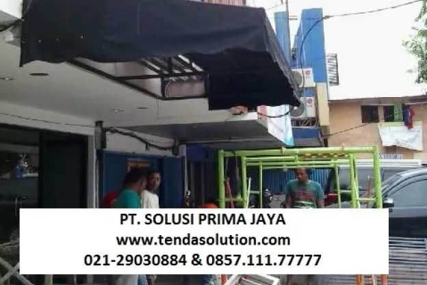 TENDA CUSTOM CANOPY SUNBRELLA RESTO DESIGN HITAM POLOS DIJAKARTA UTARA  img_20160225_123637_2