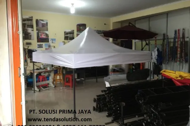 TENDA LIPAT 3 X 3 STANDART TERPAULIN PUTIH POLOS  img_20160309_112518