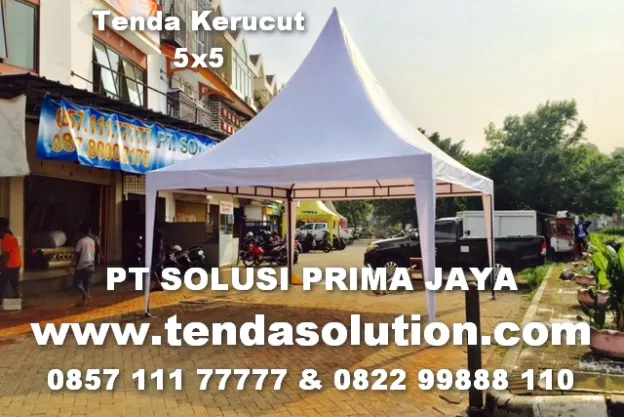 TENDA KERUCUT 5X5 TENDA EVENT BAZAAR STANDART  kerucut_5x5_standart