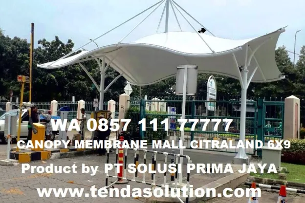 CANOPY MEMBRANE MALL CITRALAND 6M X 9M PINTU UTAMA membrane_pintu_utama_citraland