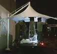 TENDA MEMBRANE PEMASANGAN PENGERJAAN MEMBRANE PAYUNG