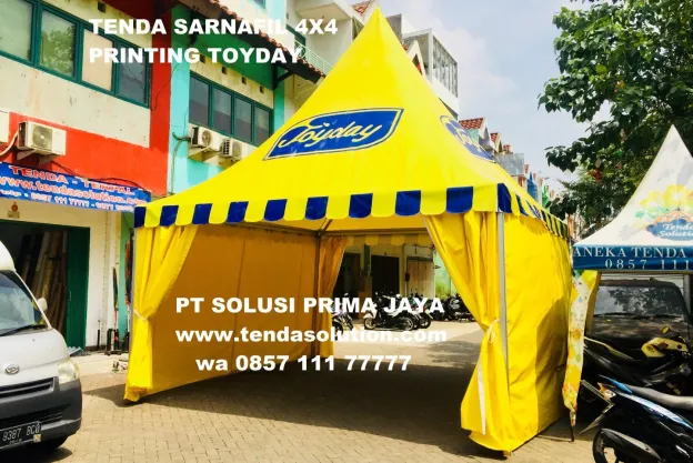 TENDA SARNAFIL 4X4 CUSTOME PRINTING TOYDAY saenafil_4x4_kuning