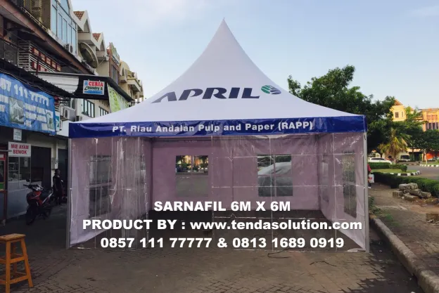 TENDA SARNAFIL 6M X 6M CUSTOME BRANDING PT RIAU / TS 09 sarnafil_6mx6m