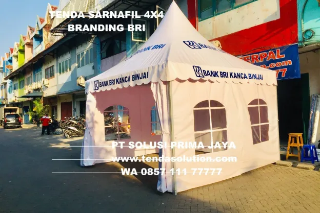 TENDA SARNAFIL 4X4 CUSTOME BRANDING BANK BRI sarnafil_bri