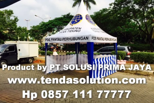 TENDA SARNAFIL TENDA EVENT 3X3 POSKO DINAS PERHUBUNGAN sarnafil_dishub