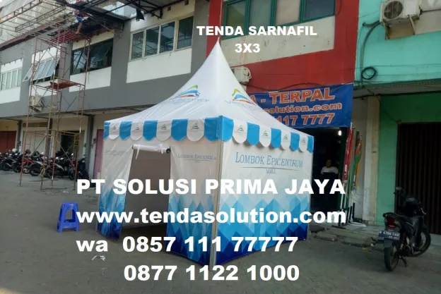 TENDA SARNAFIL 3X3 PROMOSI<br>MALL EPICENTRUM LOMBOK sarnafil_epicentrum