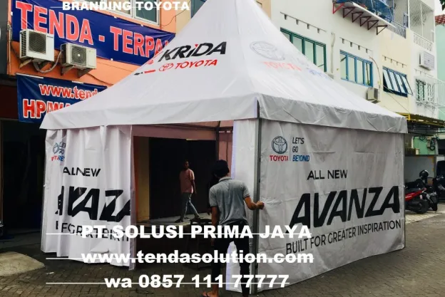 TENDA SARNAFIL 5X5 CUSTOME BRANDING TOYOTA sarnafil_toyota