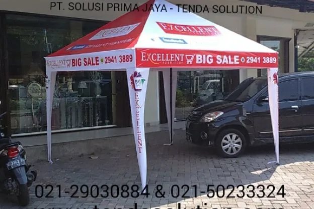 TENDA CAFE PIRAMIDE 3X3 PRINTING EXELLENT FURNITURE tc04