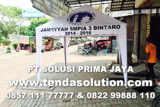 TENDA CAFE PIRAMIDE 3X3 PROMOSI DESIGN SMPIA BINTARO  tenda_cafe_smpia_3_bintaro