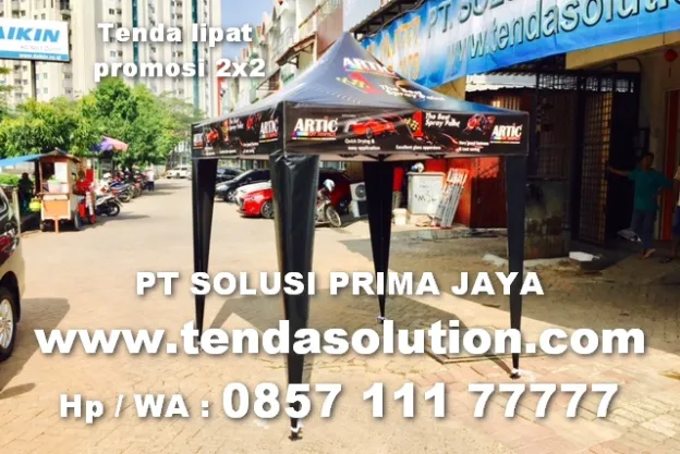 TENDA LIPAT PROMOSI DESIGN ARTIC - TPR 18 tenda_lipat_2x2_artic