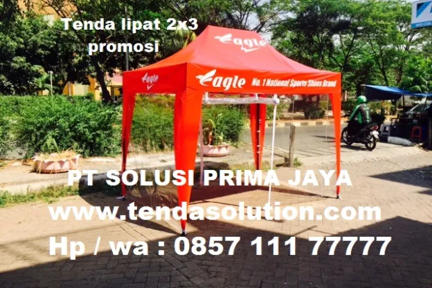 TENDA LIPAT 2X3 PROMOSI DESIGN EAGLE - TP 22 tenda_lipat_2x3_eagle