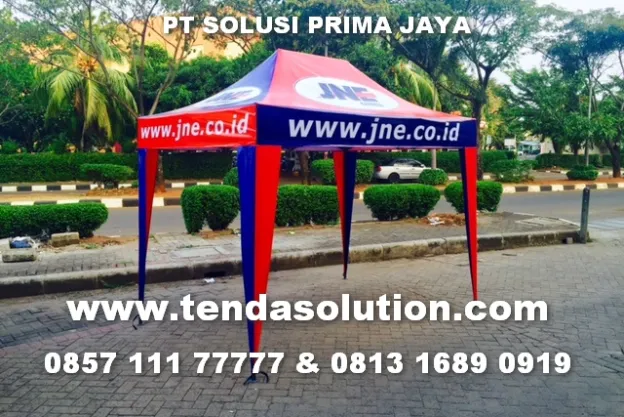 HARGA TENDA TERPAL - TENDA LIPAT PROMOSI JNE 2X3 tenda_lipat_2x3_jne