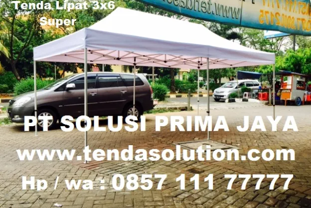 TENDA LIPAT 3 X 6 HEXASTEEL GRADE SUPER DESIGN STANDART tenda_lipat_3x6_super_hexa