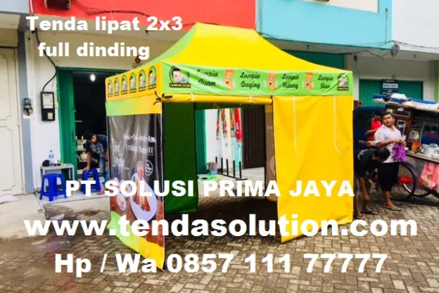 TENDA DAGANG PROMOSI LUMPIA CILIK - TP 28 tenda_lipat_lumpia