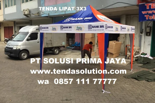 TENDA LIPAT 3X3 PRINTING PROMOSI BANK BRI tenda_lipat_printing_bri