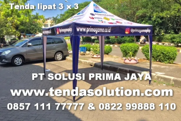TENDA LIPAT 3X3 PROMOSI BRANDING PRIMAGAMA  tenda_lipat_promosi_primagama