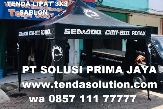 TENDA LIPAT 3X3 SABLON BRANDING SEADOO tenda_lipat_seadoo