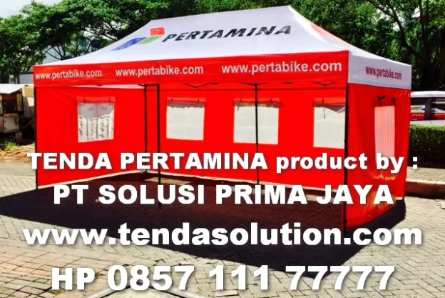 HARGA TENDA TERPAL - TENDA PROMOSI PERTAMINA tenda_pertamina_3x6