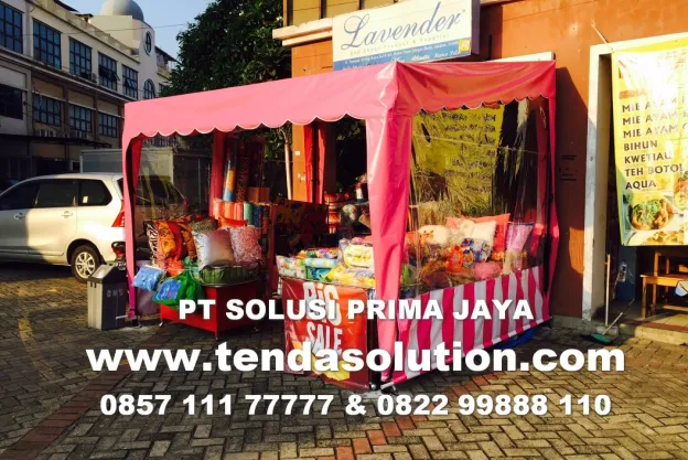 TENDA PLAMPANG TENDA TEROP <br>3M X 4M LAVENDER RUKO DAAN MOGOT  tenda_plampang_lavender