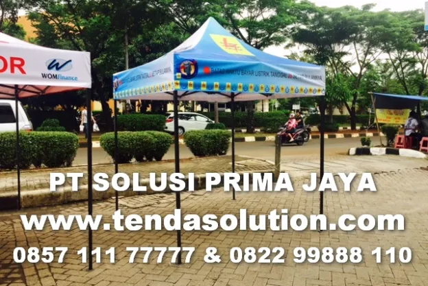 TENDA LIPAT 2X2 PROMOSI PERUSAHAAN LISTRIK NEGARA   tenda_pln