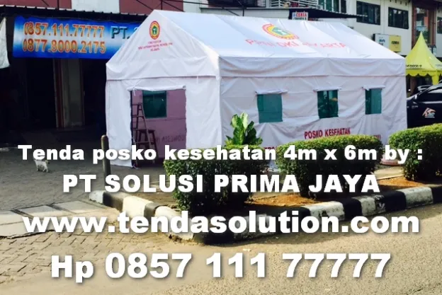 TENDA POSKO KESEHATAN 4X6 BRANDING PPNI DKI JAKARTA  tenda_posko