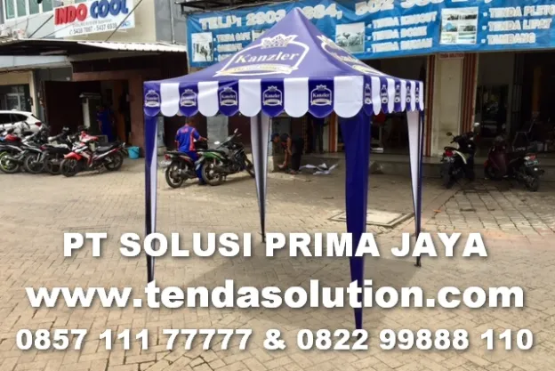 TENDA LIPAT 2X2 TENDA BAZAAR EVENT PROMOSI BRANDING KANZLER tenda_promosi_kanzler_food