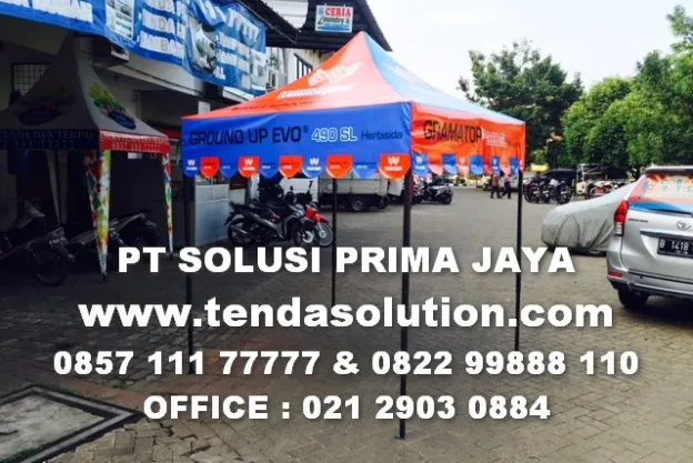 TENDA CUSTOM TENDA LIPAT 2X2 BAZAAR PROMOSI  tenda_winner_biru_merah