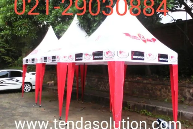 TENDA CUSTOM 2X2 KERUCUT BAZAAR EVENT ORGANIZER DI TAMAN MINI INDONESIA tpm1