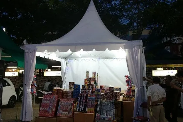 TENDA SARNAFIL EVENT 4X4 FIRE WORKS PANTAI INDAH KAPUK JAKARTA UTARA ts03